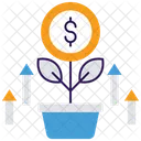 Money Growth Financial Growth Business Advancement Icon