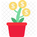 Financial Growth Dollar Icon