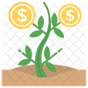 Finance Growth Dollar Icon