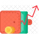 Financial Growth Business Growth Wallet Icon