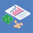 Financial Growth Fiscal Improvement Financial Graph Icon