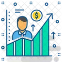 Financial Growth Business Growth Earnings Icon