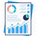 Financial Growth Analysis Business Profit Sales Growth Icon