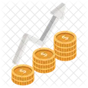 Financial Growth Chart Growth Graph Data Analytics Icon