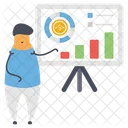 Growth Chart Financial Chart Data Analytics Icon