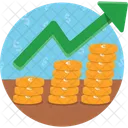 Investment Growth Wealth Building Economic Expansion Icon