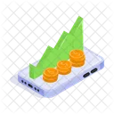 Financial Growth Money Icon