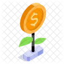 Financial Growth Money Icon