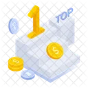 Financial Growth Success Achievement Icon