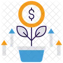 Money Growth Financial Growth Business Advancement Icon