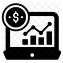 Financial Growth Business Grow Online Graph Icon