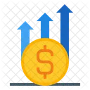 Money Dollar Cost Growth Marketing Graph Business Icon