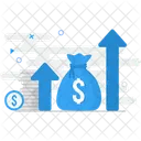 Financial growth  Icon