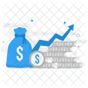 Financial growth  Icon