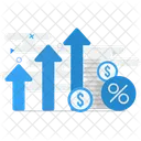 Financial growth  Icon