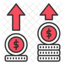Financial growth  Icon