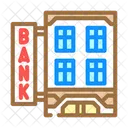 Financial Bank Building Icon