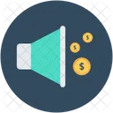 Financial Announcement Megaphone Icon