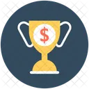 Financial Reward Trophy Icon