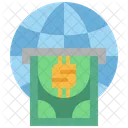 Financial Economy Global Icon