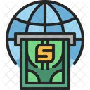 Financial Economy Global Icon