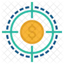 Financial Market Target Icon