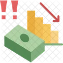 Financial Crisis Recession Icon