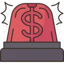 Financial Emergency Warning Icon
