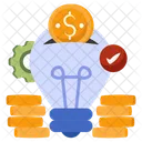 Financial Idea Creative Idea Innovation Icon