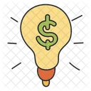 Financial Idea Innovation Bright Idea 아이콘