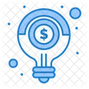 Financial Idea Dollar Idea Business Idea Icon