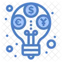 Financial Idea Capital Idea Income Idea Icon