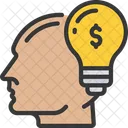Financial Idea Ideas Lightbulb Icon