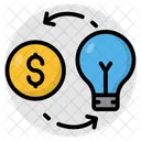 Financial Idea Innovation Bright Idea Icon
