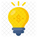Financial Idea Financial Innovation Bright Idea Icône
