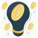 Financial Idea Creative Idea Innovation Icon