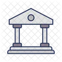 Financial Institute Bank Depository House Icon