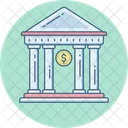 Financial Institution Bank Banking Icon
