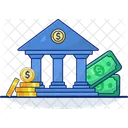 Financial Institution Bank Finance Icon
