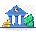 Financial Institution Bank Finance Icon