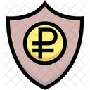 Ruble Security Ruble Shield Icon