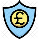 Pound Security Pound Shield Icon