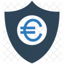 Euro Euro Security Shield Icon
