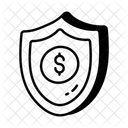 Money Protection Financial Shield Business Protection Icon