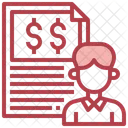Financial Investor Financial Invoice Business Stakeholder Icon
