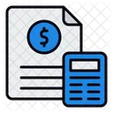 Invoice Calculator Finance Icon