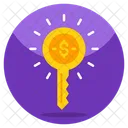 Financial Key  Icon