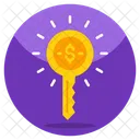 Financial Key  Icon