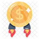 Financial Launch Financial Startup Boost Up Icon