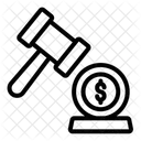 Law Corruption Gavel Icon